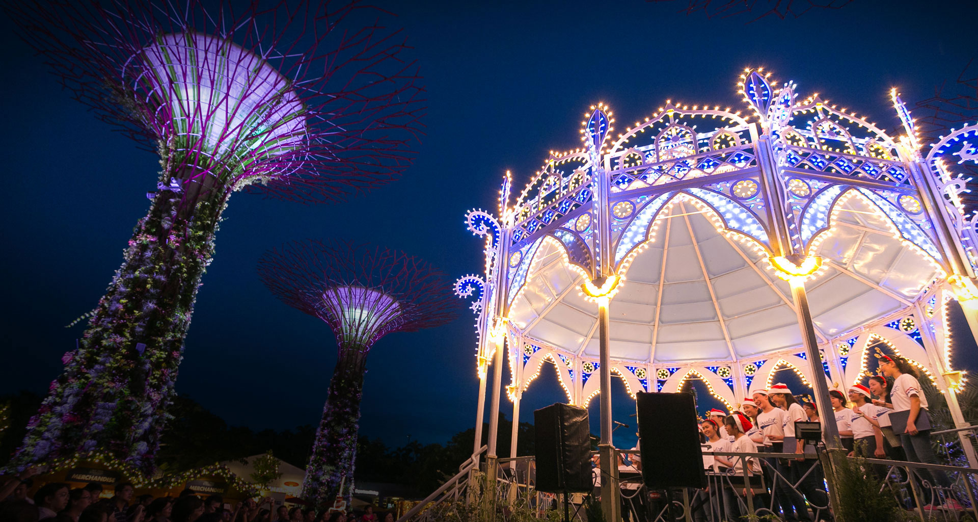 gardens by the bay christmas toyland 2015 royal albatross