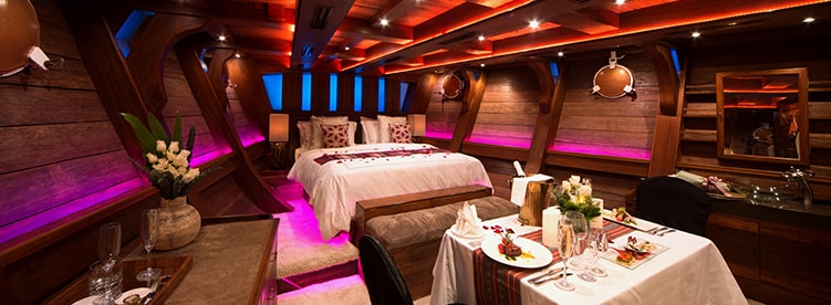 cabin with dining royal albatross