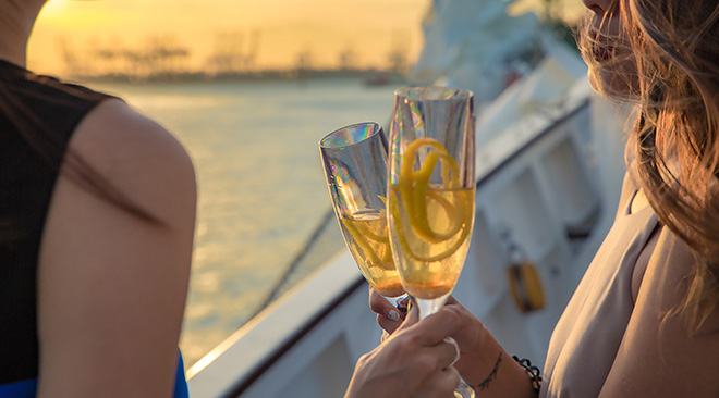 cocktail cheers on royal albatross